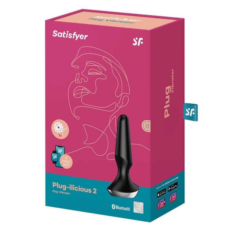 Korek analny wibrujący satisfyer plug ilicius 2